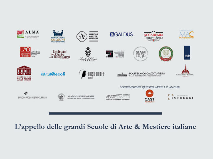 L’appello delle grandi Scuole di Arte & Mestiere italiane