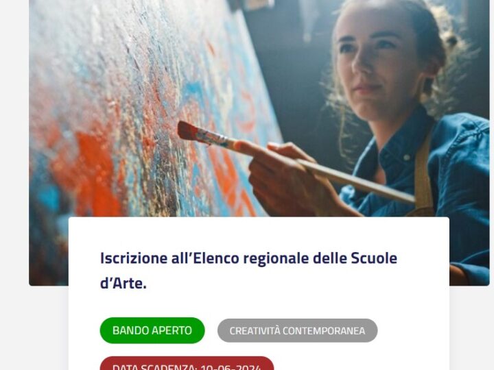 Assemblea straordinaria delle Scuole d’Arte del Lazio per l’apertura dell’Albo Regionale
